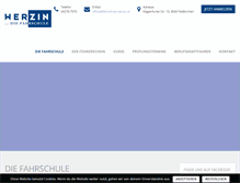Tablet Screenshot of fahrschule-werzin.at